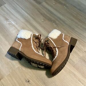 UGG Bodie Faux Fur Lace Bootie